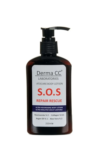 DERMA CC LABORATORIES S.o.s Ultra Besleyici Vücut Losyonu 200 ml ürün görseli 1