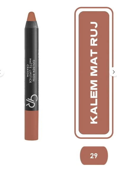 GOLDEN ROSE Matte Lipstick Crayon No:29 ürün görseli 1