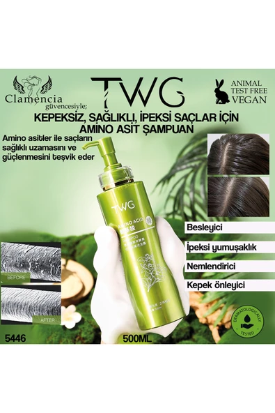 TWG Kepek Karşıtı Şampuan 500ml ürün görseli 1