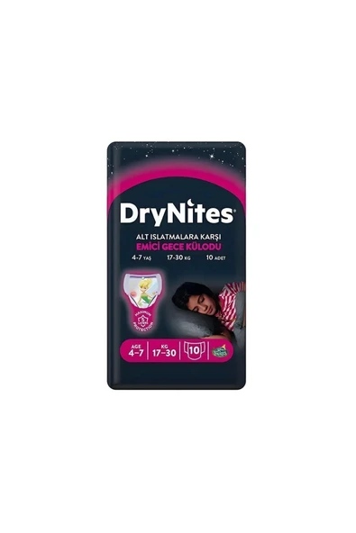 HUGGİES Dry Nites Kız Gece Külodu Small 10 Lu ürün görseli 1