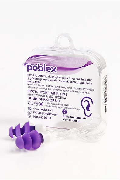POBLEX Çam Tipi Kulak Tıkacı - Large - Resim 2