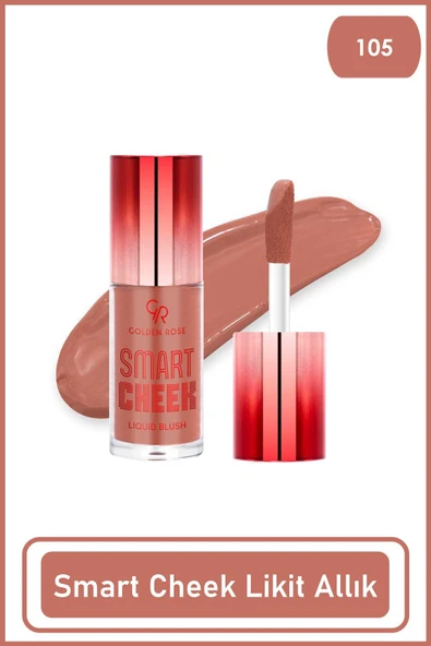 GOLDEN ROSE Smart Cheek Liquid Blusher 105- Bakır  Likit Allık 6 ml ürün görseli 1