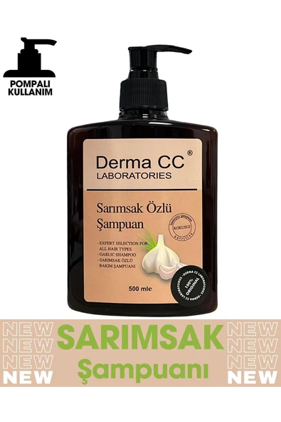 DERMA CC LABORATORIES Garlıc Shampoo - Sarımsak Şampuanı 500 ml ürün görseli 1