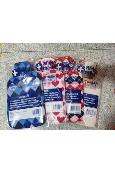 ARTİMED 2lt Sıcak Su Torbası (SICAK SU KESESİ KILIFLI TERMOFER) ürün görseli 1