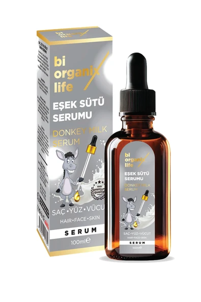 BİORGANİX LİFE Eşek Sütü Serumu Kırışıklık Önleyici Canlılık Parlaklık 100 ML ürün görseli 1