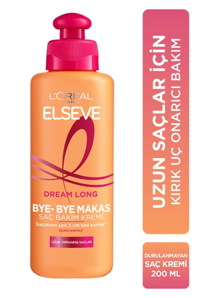 ELSEVE L'oréal Paris Dream Long Bye-bye Makas Saç Bakım Kremi 200 ml ürün görseli 1