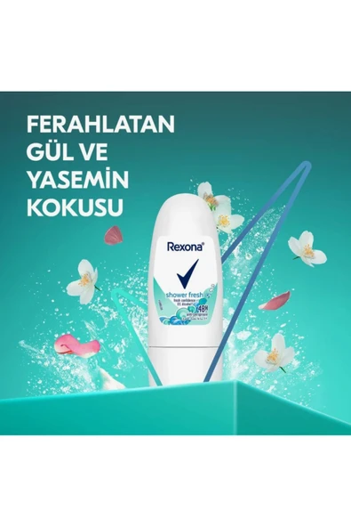 REXONA Kadın Roll On Deodorant Shower Fresh 20 ml - Resim 2