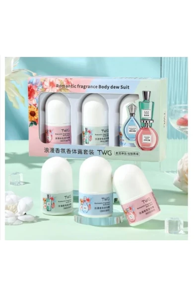 TWG Clamencia TWG Roll-on Parfüm Seti (1 kutu=20ml*3ad.) ürün görseli 1