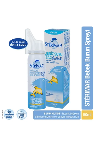 STERİMAR Baby Deniz Suyu Burun Spreyi 50 ml ürün görseli 1