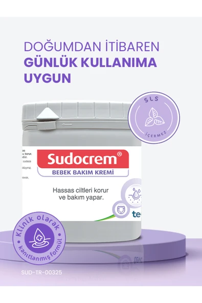 SUDOCREM Bebek Bakım Kremi 400 gr - Resim 3