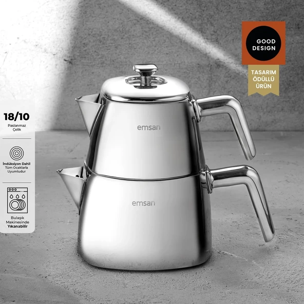 Emsan Tea Time Çaydanlık Takımı Small 0,7 Lt - 1,5 Lt ürün görseli 1