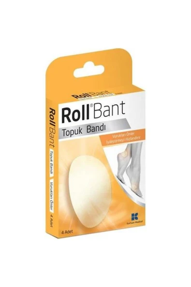 ROLL Bant Topuk Bandı 4 Adet ( Ayak Vuruklarını Önler ) ürün görseli 1