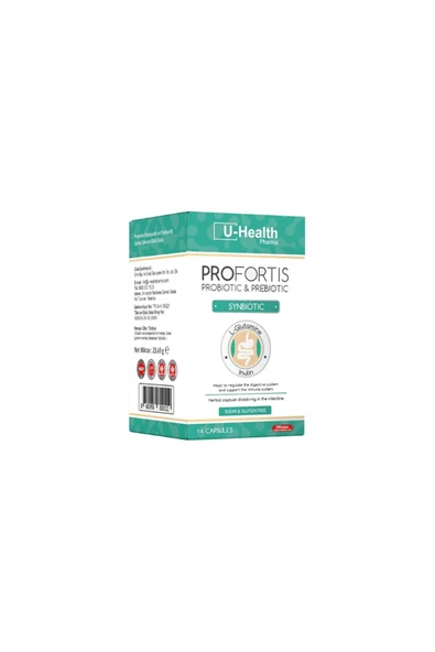 U HEALTH Profortis Probiotic ve Prebiotic 14 Kapsül ürün görseli 1