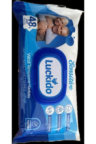 LUCKİDO Vücut Temizleme Havlusu 48'Li Paket ürün görseli 1