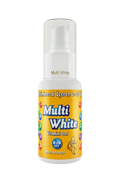 MULTİ WHİTE Muz Aromalı Çocuk Diş Macunu 50 ml ürün görseli 1