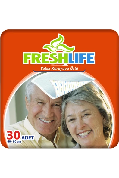 FRESHLİFE Yatak Koruyucu Örtü 60x90 cm 30 Adet ürün görseli 1
