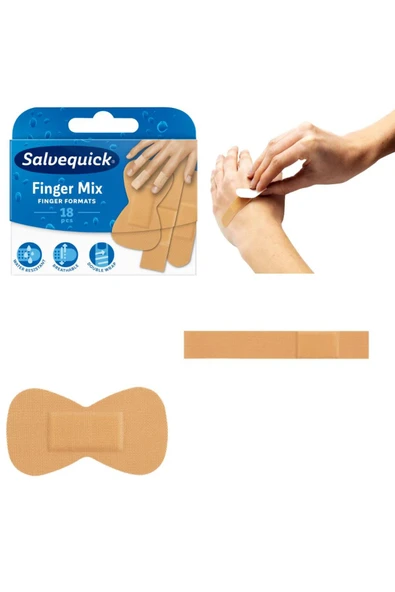 SALVELOX Finger Mix Yara Bandı 18 Li ürün görseli 1