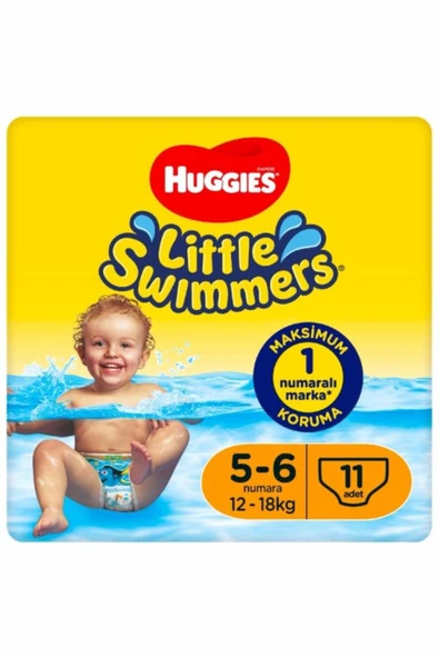 HUGGİES Littte Swimmers Mayo Bebek Bezi 12-18 Kg 11'li ürün görseli 1
