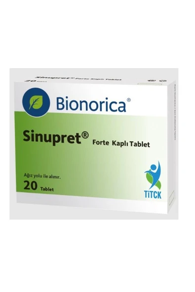 BİONORİCA Sinupret 20 Tablet ürün görseli 1