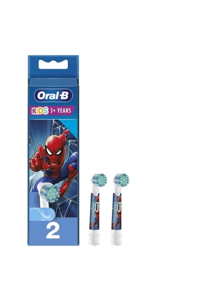 ORAL-B Stages Çocuklar Için Diş Fırçası Yedek Başlığı Spiderman 2 Li ürün görseli 1