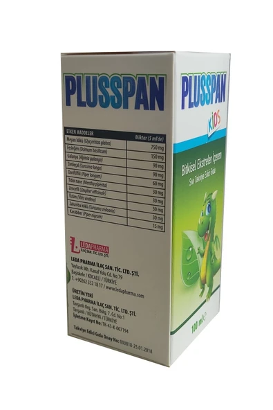 LEDAPHARMA Plusspan Kıds 100 ml Şurup - Resim 4