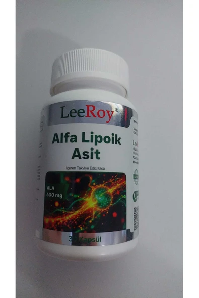 LEEROY Alfa Lipoik Asit 30 kapsül ürün görseli 1