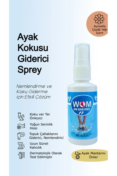 WOM DENTAL Wom Ayak Kokusu Giderici Sprey ürün görseli 1