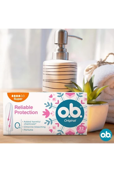 O.B. Original Super Tampon 32'li Paket - Resim 7