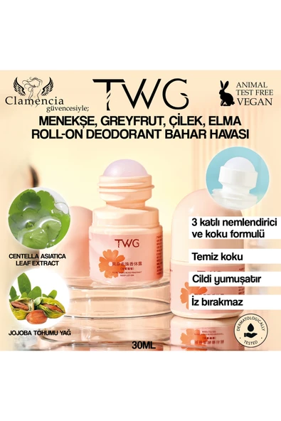 TWG Roll-on Deodorant (Hafif Yaz Papatyası) 30ml ürün görseli 1