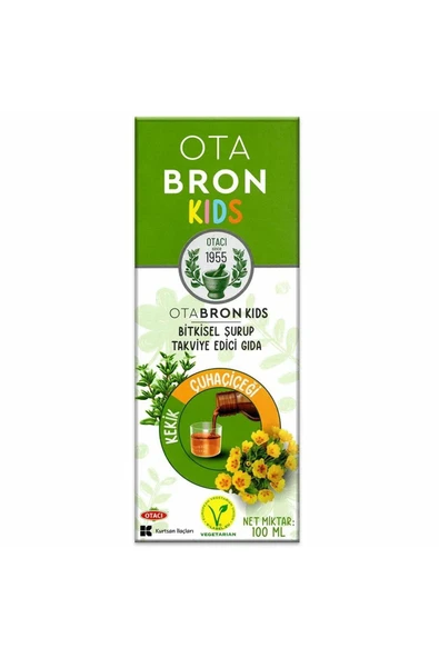 OTACI Otabron Kids Kekik ve Çuhaçiçeği Bitkisel Şurup 100 ml ürün görseli 1