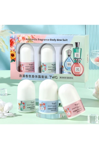 TWG Roll-on Parfüm Seti (1 kutu=20ml*3ad.) ürün görseli 1