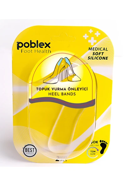 POBLEX YAPIŞKANLI TOPUK VURMA ÖNLEYİCİ ürün görseli 1
