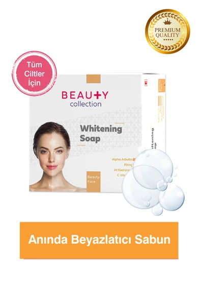 BEAUTY COLLECTİON Kararan Diz Dirsek Koltukaltı Ve Özel Bölgeler Için Beyazlatıcı Aydınlatıcı Sabun ürün görseli 1