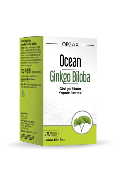 OCEAN Ginkgo Biloba 30 Kapsül ürün görseli 1