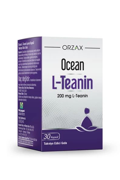 OCEAN L-Teanin 200mg 30 Kapsül ürün görseli 1