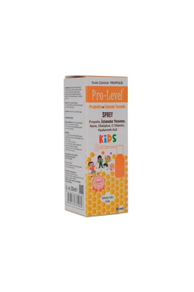 PRO LEVEL Pro-Level Kıds Propolıslı Bogaz Spreyı 30 Ml ürün görseli 1