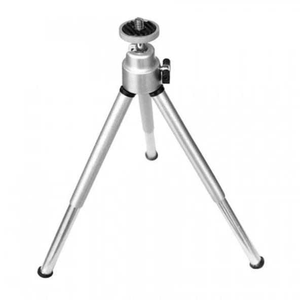 Metalik Renk Tripod 3 Yönlü Profesyonel Mini - Resim 2