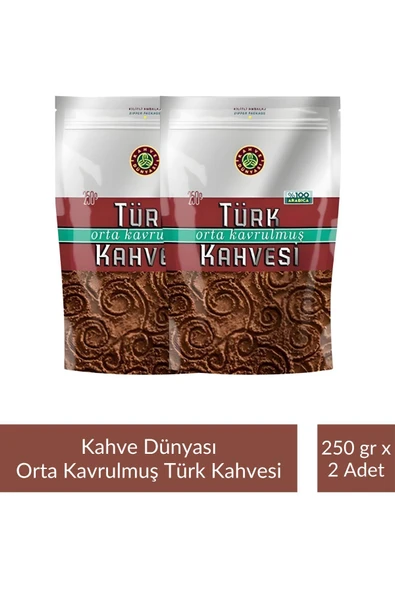 Zıpper Türk Kahvesi Orta Kavrulmuş 250 gr x 2 Adet ürün görseli 1