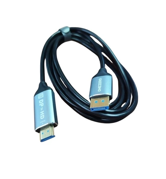 1.8 Metre 4K 60Hz DisplayPort to HDMI Kablo – High Speed, 24K Altın Uç, Saf Bakır İletken ürün görseli 1
