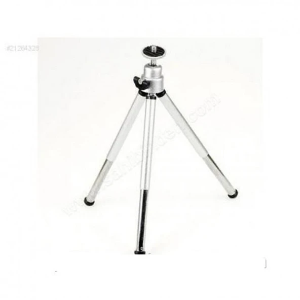 Metalik Renk Tripod 3 Yönlü Profesyonel Mini ürün görseli 1
