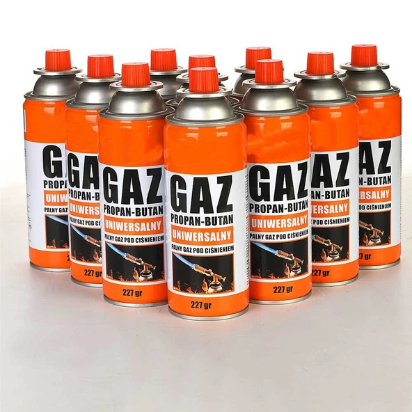 Kamp Ocak Gazı Valfli Kartuş 227GR - 28 Adet ürün görseli 1