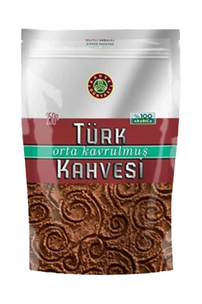 Kahve Dünyası POŞET TÜRK KAHVESİ ORTA KAVR 250 gr ürün görseli 1
