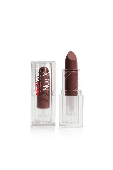 Nue X Silkly Matte Lipstick Plum Brown 05 - Resim 6