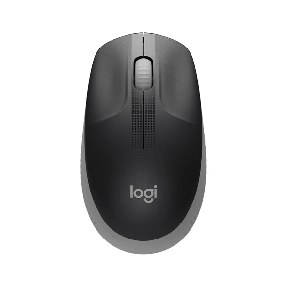 LOGITECH M190 Kozak Charcoal Kablosuz 1000dpi (Büyük Boy) Optic Siyah/Gri Mouse 910-005905 ürün görseli 1