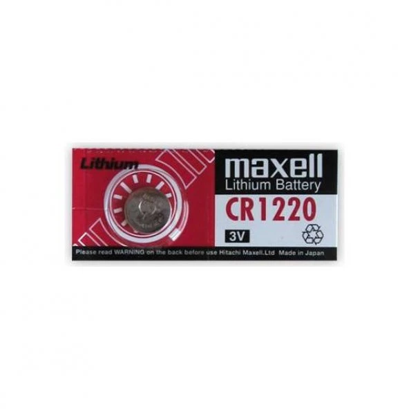Maxell/Orion  CR1220 3V Lithiım Pil ürün görseli 1