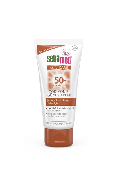 Sebamed Sun Care SPF 50+Üçlü Yüksek Koruma Güneş Kremi 50ml x 2 Adet – Plaj Çantası Hediyeli Set ürün görseli 1