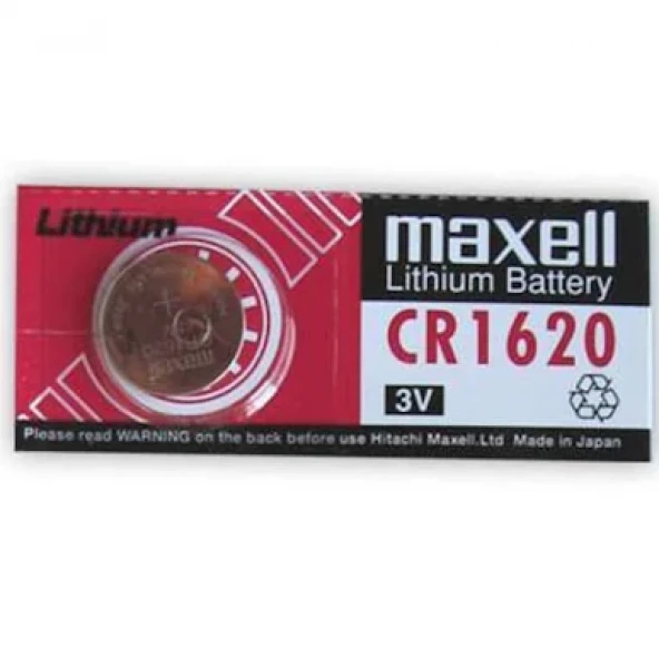 Maxell Pil Lithium 3V CR 1620 ürün görseli 1