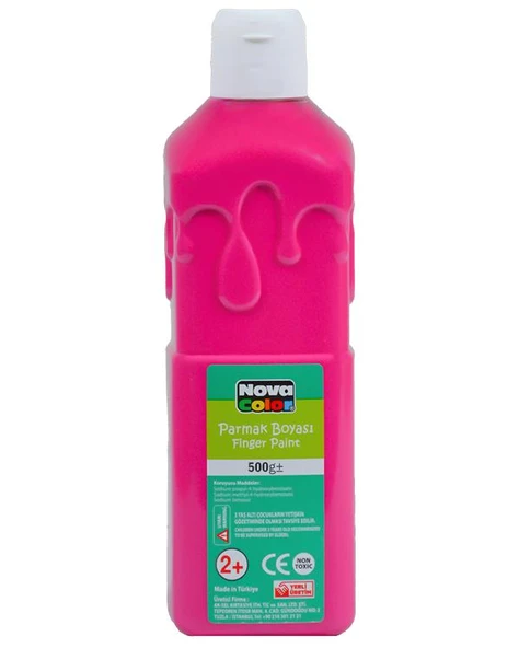 Nova Color Parmak Boyası 500 Gr Pembe ürün görseli 1