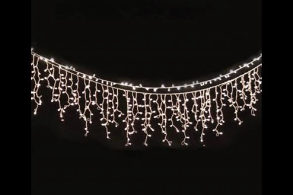1M X 1,90 M SAÇAK LED 144 LEDLİ DIŞ MEKAN BEYAZ YILBAŞI SÜSLEME ürün görseli 1