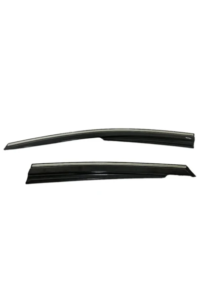 MKM Nissan Qashqai 2007-2020 Model 4'lü Mugen Cam Rüzgarlığı Kromlu ürün görseli 1